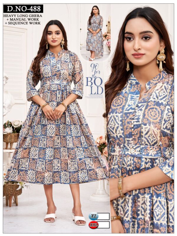KURTI (Heavy Long Ghera )